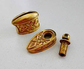 Гарда та тильник для ножа, бронза