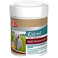 Вітаміни для собак дрібних порід 8in1 Excel «Multi Vitamin Small Breed» 70 таблеток (мультивітамін)