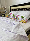 Постільна білизна з квітами бязь Gold Анжеліка рожева, фото 3