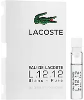 Lacoste Eau De L.12.12 Blanc Туалетная вода, 1.5 мл пробник