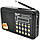 Радіоприймач GOLON RX61BT, LED, 3W, AM/FM, роз`єми microSD, USB,  Black, BOX, фото 3