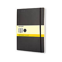 Записник Moleskine Classic 19 х 25 см / Клітинка Чорний М’який