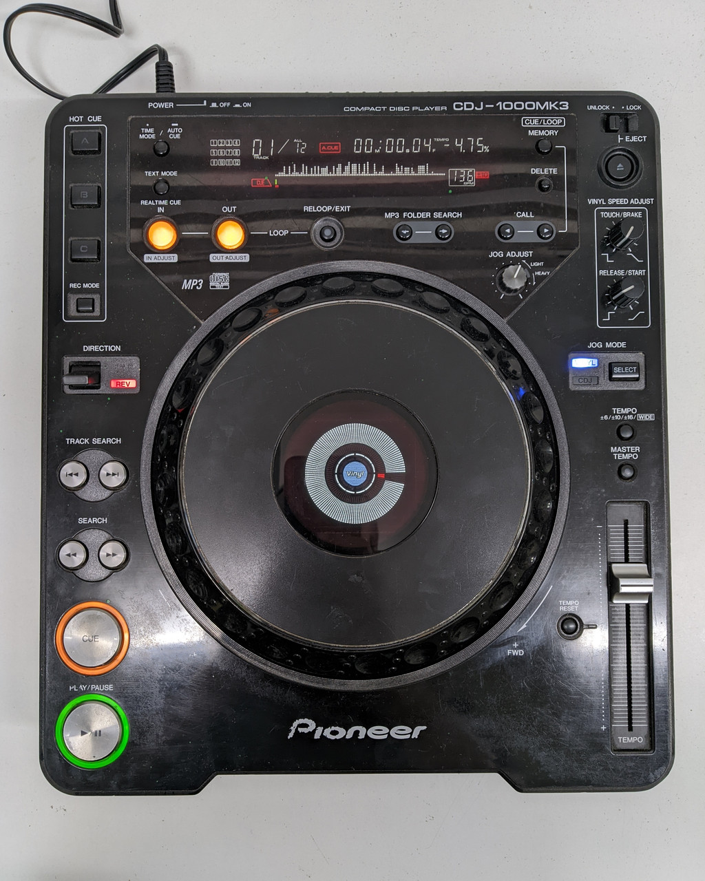 Pioneer CDJ-1000MK3 DJ пульт бу в хорошем состоянии - фото 1 - id-p1674797311