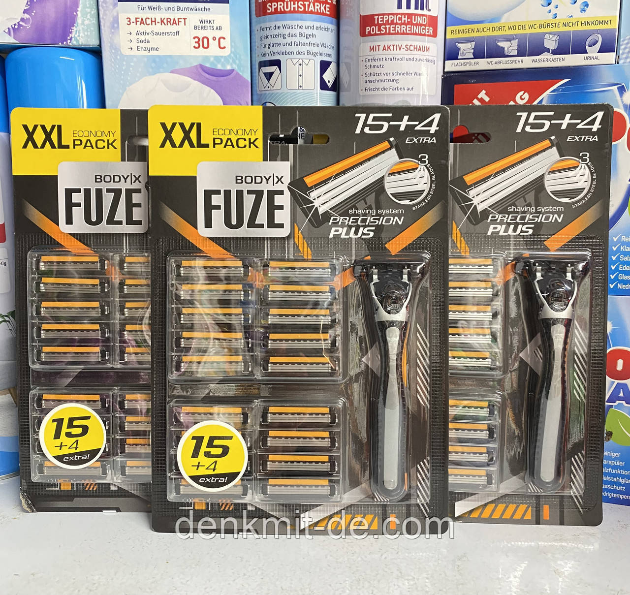 Станок для гоління Body-X Fuze XXL Pack, 21 касета