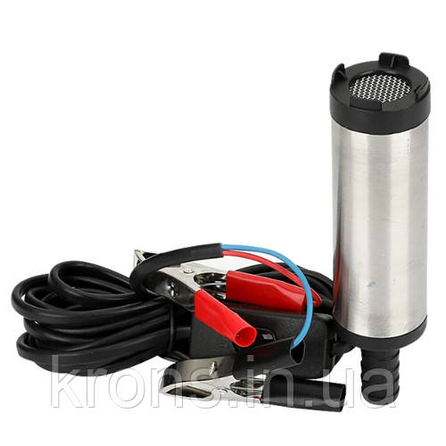 Насос для перекачки дизельного палива занурювальний 12В 12л/хв 38мм, фото 1