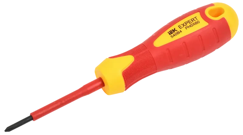 Викрутка хрестова EXPERT Ph0х60мм 1000В IEK, фото 1
