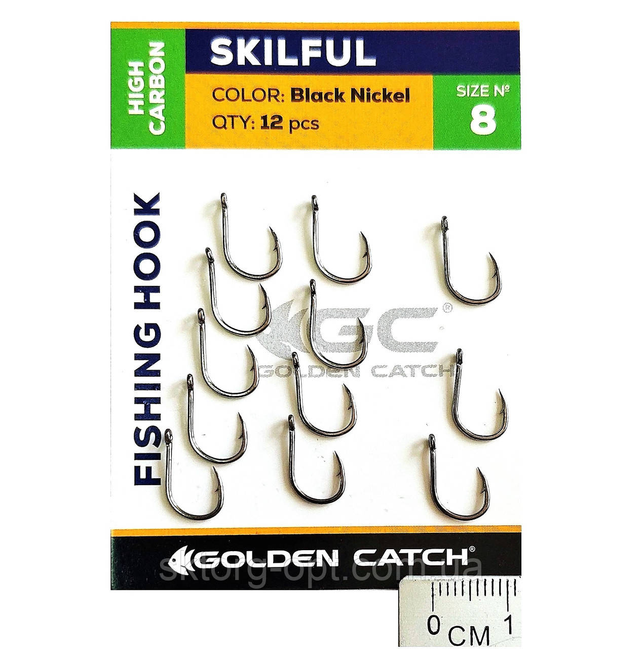 Крючок GC Skilful №8 (12 шт.)