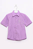 Рубашка детская мальчик фиолетовая 148803S