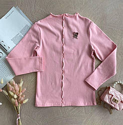 Гольф водолазка на рожевий дівчинку 581023 Cow Cow kids, Розовый, Для девочек, Весна Осень, 150, 8 лет