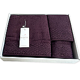 Набір рушників Maison D'or Naturella Purple махрові 30-50 см, 50-100 см, 70-140 см фіолетовий, фото 2