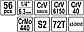 Набір інструментів YATO 1/4" 56 ПРЕДМЕТІВ YT-14501, фото 3