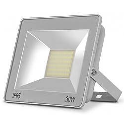 LED прожектор вуличний TITANUM TLF306 30W 220V 6000K Сірий