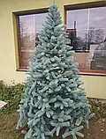 Ялинка лита штучна Буковельська 2.1 метра блакитна, фото 8