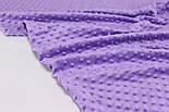 Плюш Minky фіолетового кольору 350 г/м2 № МС-25, фото 2