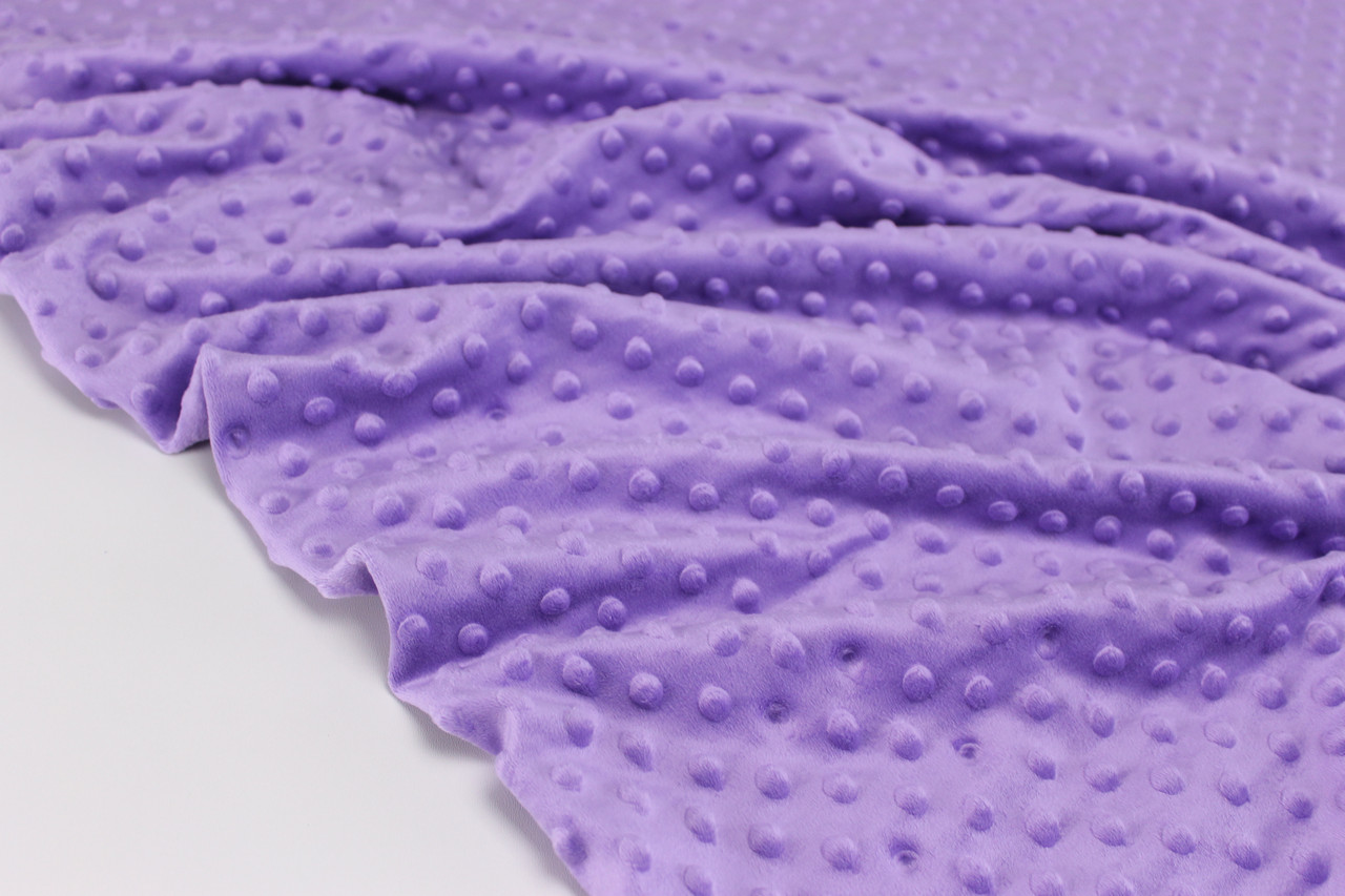 Плюш Minky фіолетового кольору 350 г/м2 № МС-25, фото 1