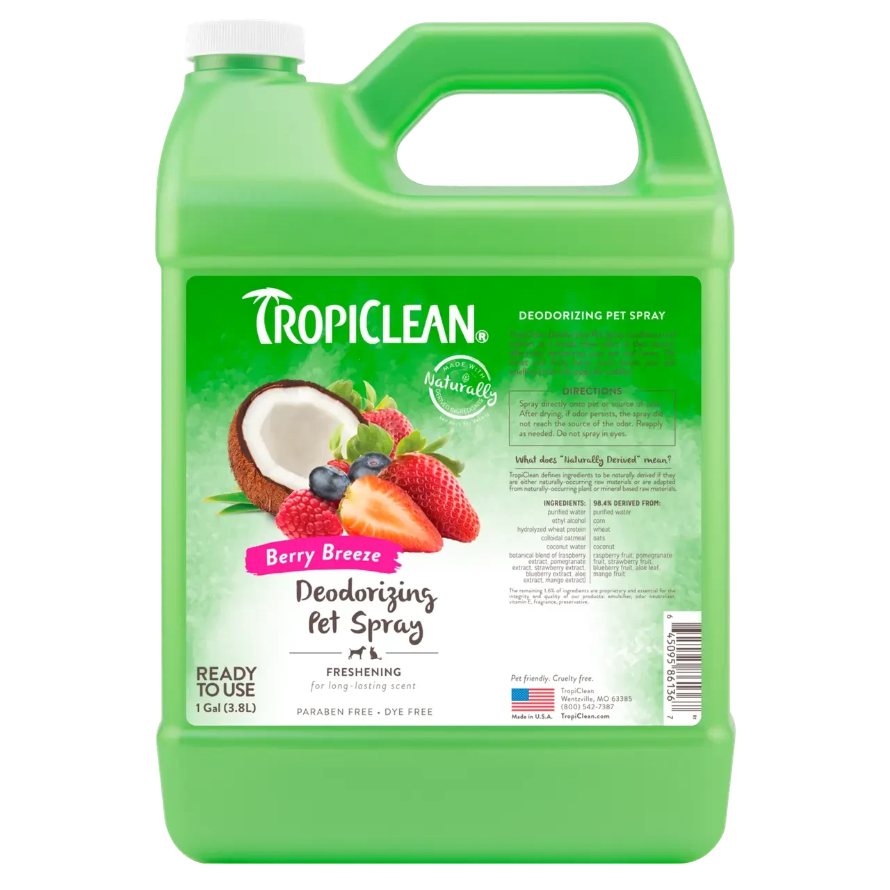 Купить Tropiclean (Тропиклин) Шампунь "Ягоды и кокос", концентрат ...