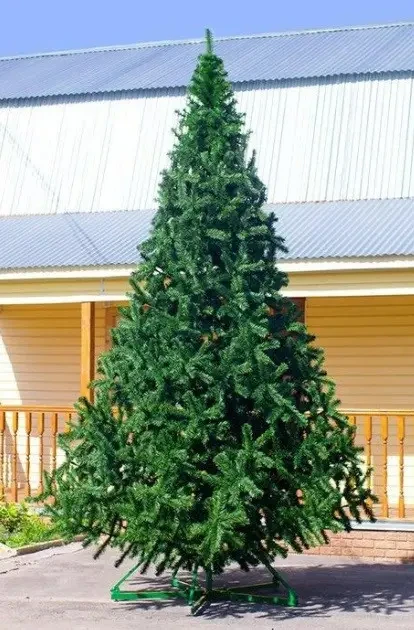 Ялинка лита штучна Ковалевська 4 метри зелена, фото 1