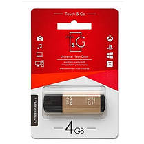 Накопичувач USB 4GB T&G Vega серія 121 Gold, фото 2