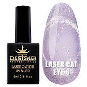 Гель-лак Laser Cat Eye з ефектом "котяче око" /Дизайнер 9 мл. №6