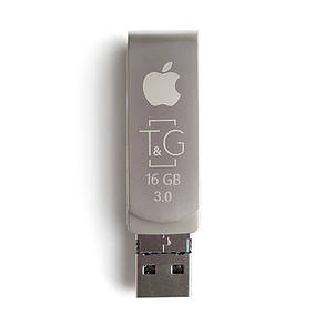 Накопичувач USB 3.0 + Lightning + microUSB 16GB T&G металева серія 007, фото 2