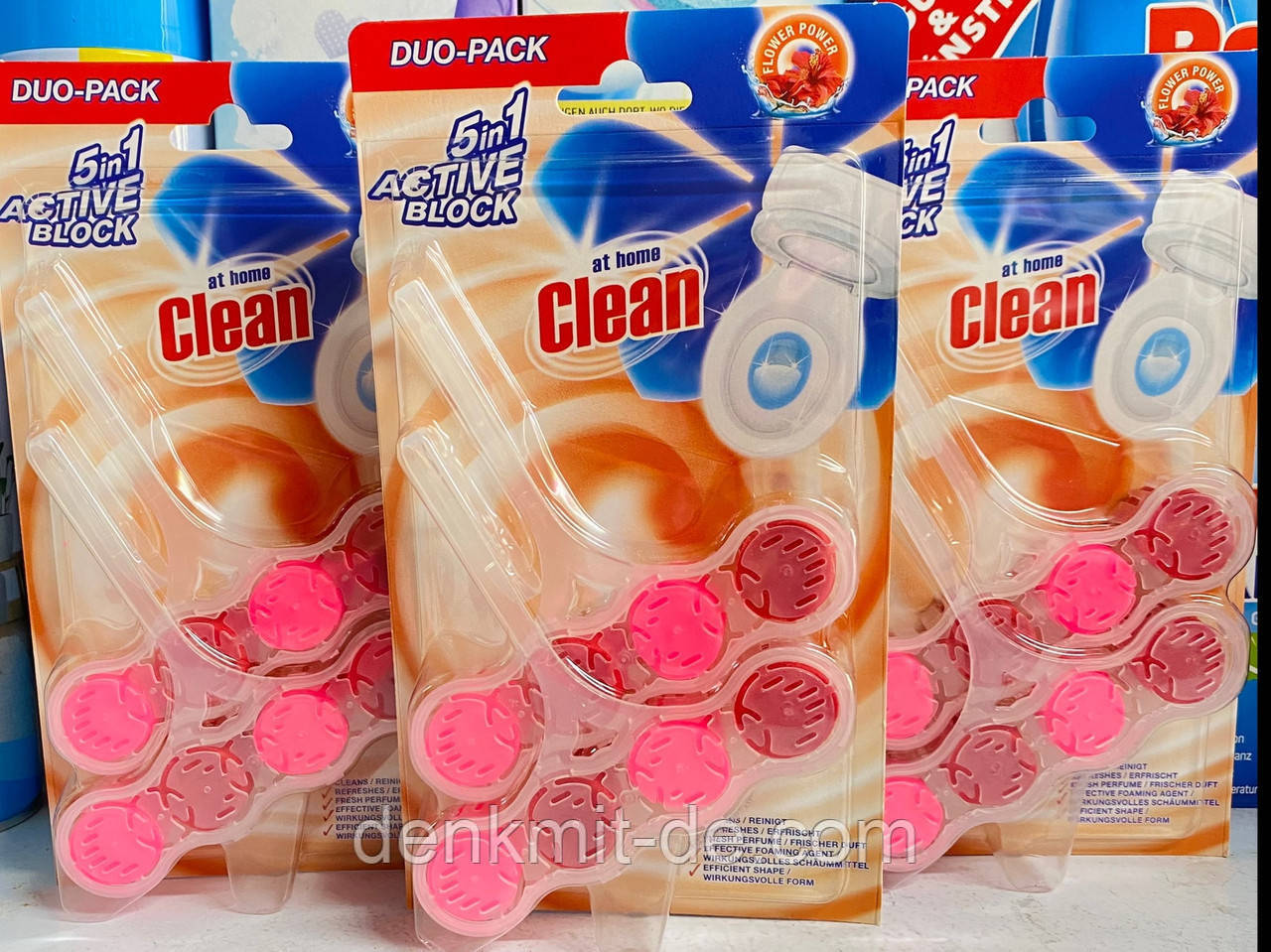 Туалетний блок At Home Clean Toilot Block Flower Duo-Pack