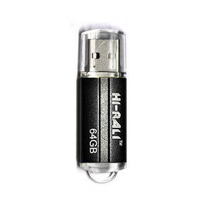 Накопичувач USB 64GB Hi-Rali Corsair серія чорний, фото 2