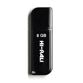 Накопичувач USB 8GB Hi-Rali Taga серія чорний, фото 2