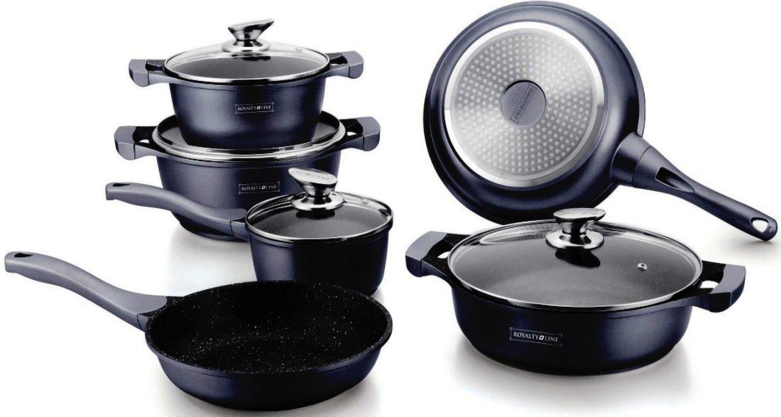 Набір каструль Royalty Line RL-MS1010DB 10pcs