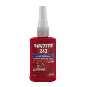 Loctite 243, локтайт 243 фіксатор різьблення, середня міцність 10 мл