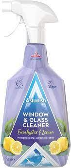 Засіб для миття вікон і дзеркал Astonish Window&Glass, 750 мл