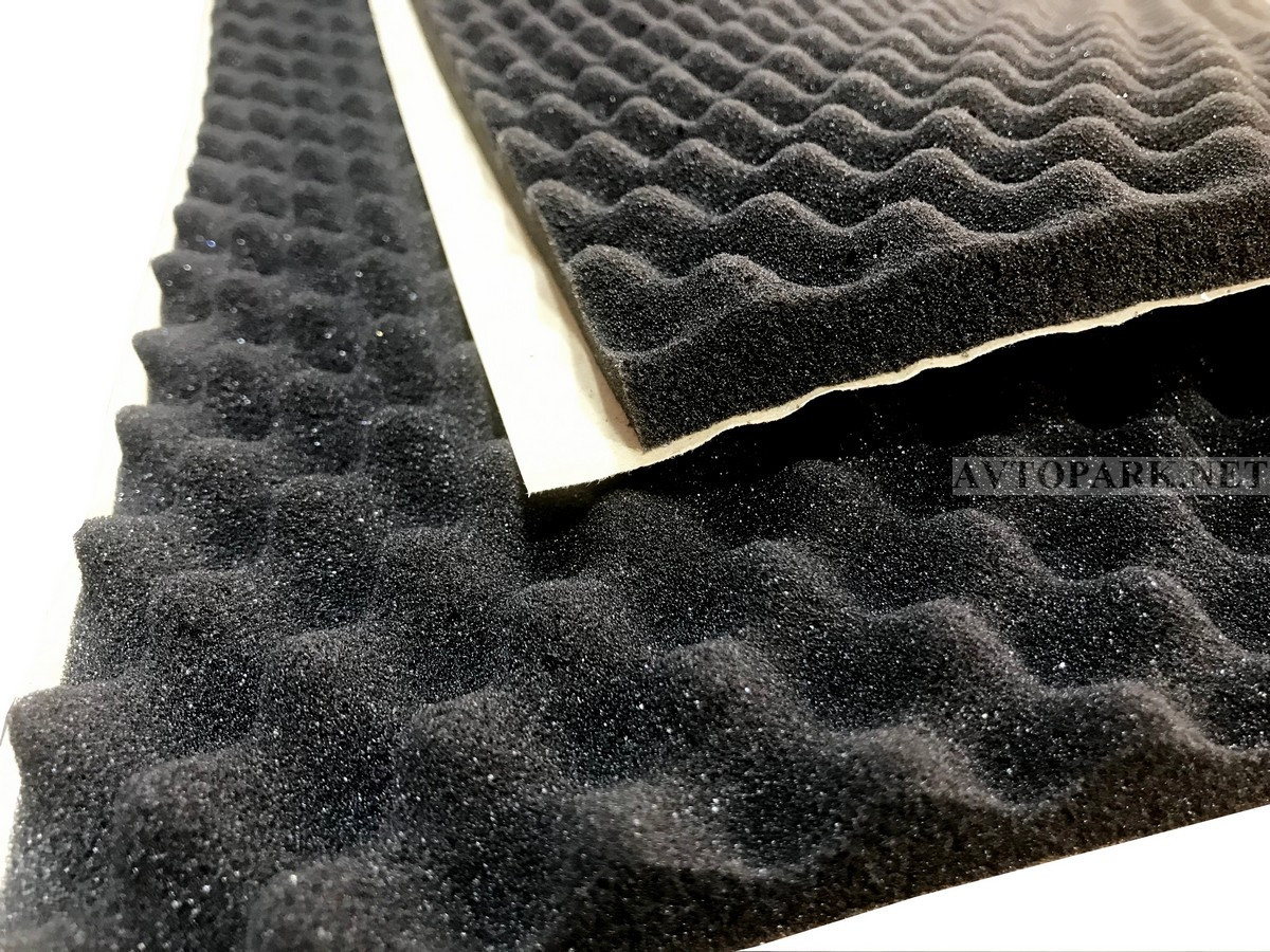 Шумоизоляция Авто BASE SOFT Wave15 мм 50x100 см Обесшумка Шумка ...