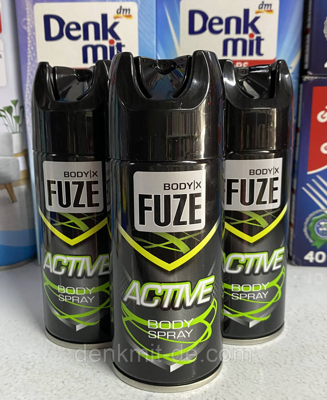 Дезодорантний спрей 150мл Body-X fuze активний.