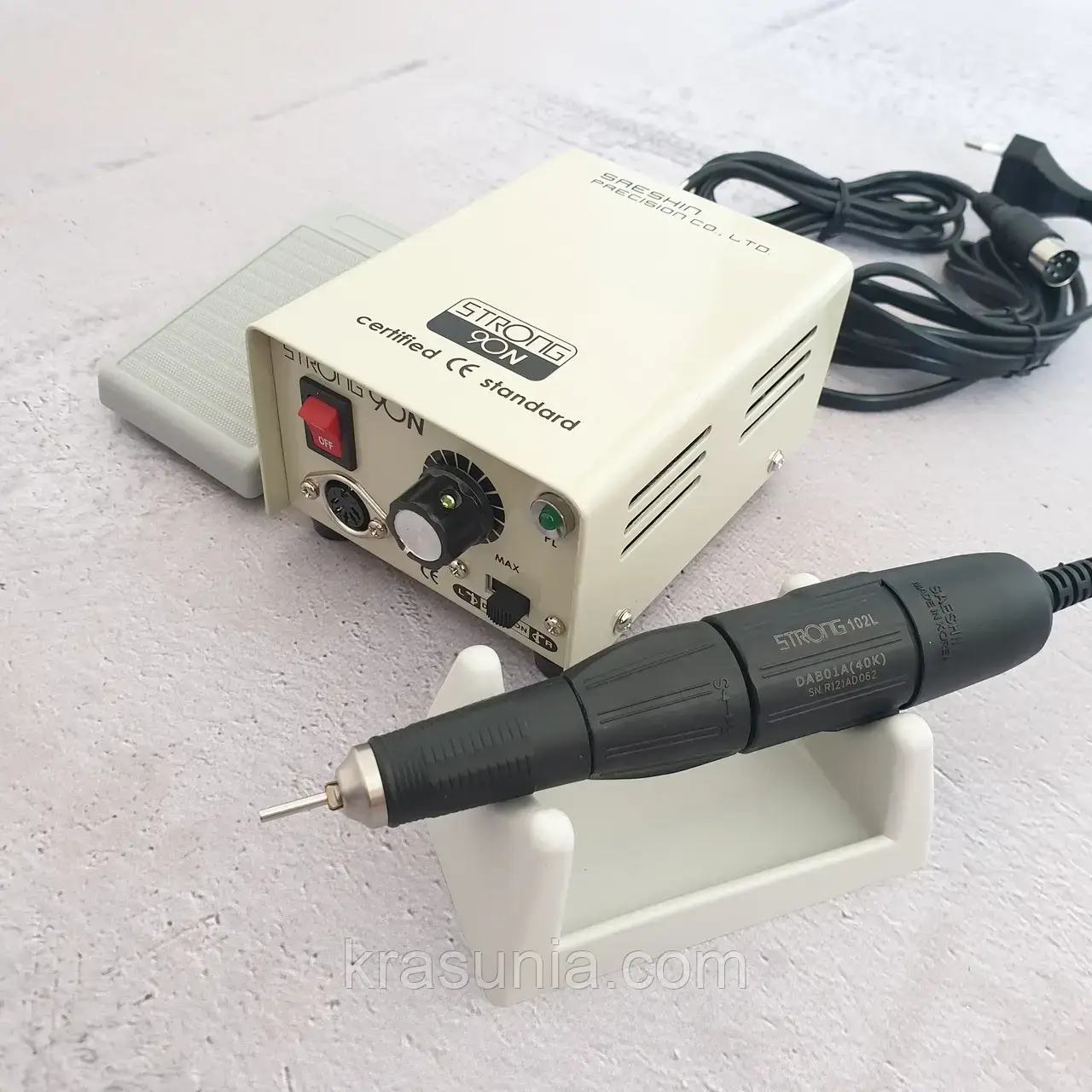 Фрезер для манікюру і педикюру Strong 90n/102L (оригінал)