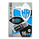 Накопичувач USB 3.0 16GB Hi-Rali Rocket серія чорний, фото 3