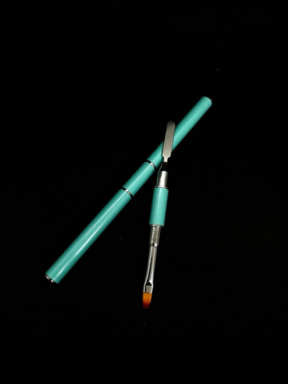 Пензель для полігелю 2 в 1 (пензель + шпатель)