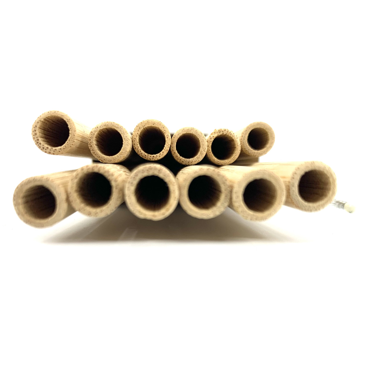 Многоразовые бамбуковые трубочки для коктейлей, 12шт. - фото 2 - id-p1674904058
