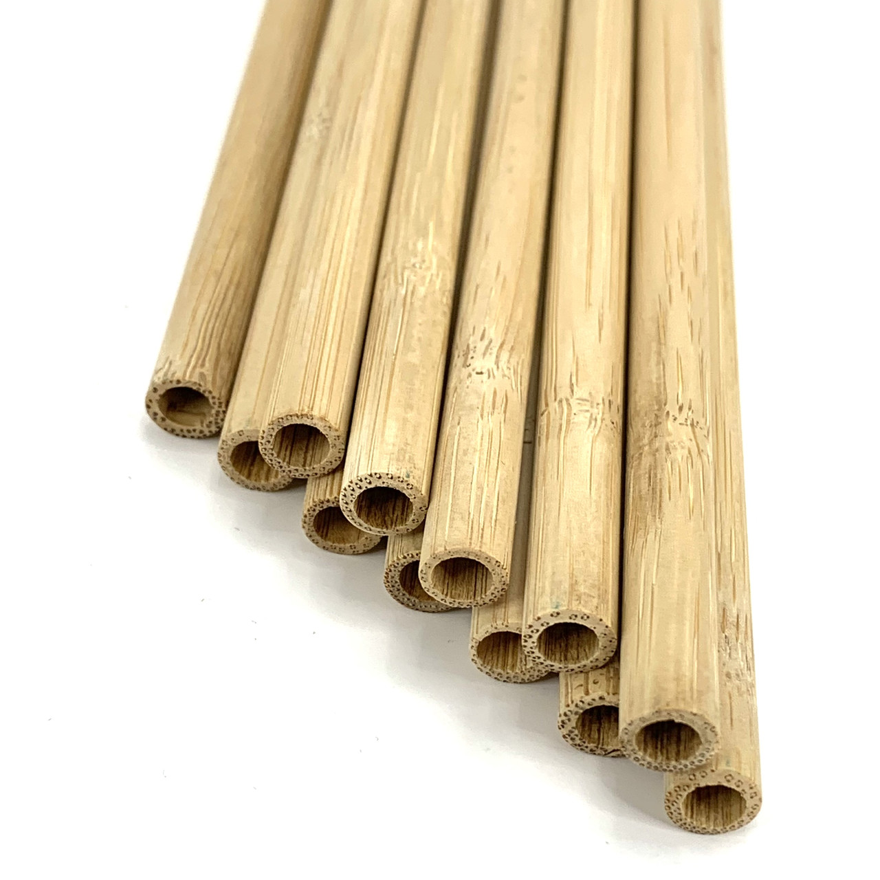 Многоразовые бамбуковые трубочки для коктейлей, 12шт. - фото 6 - id-p1674904058