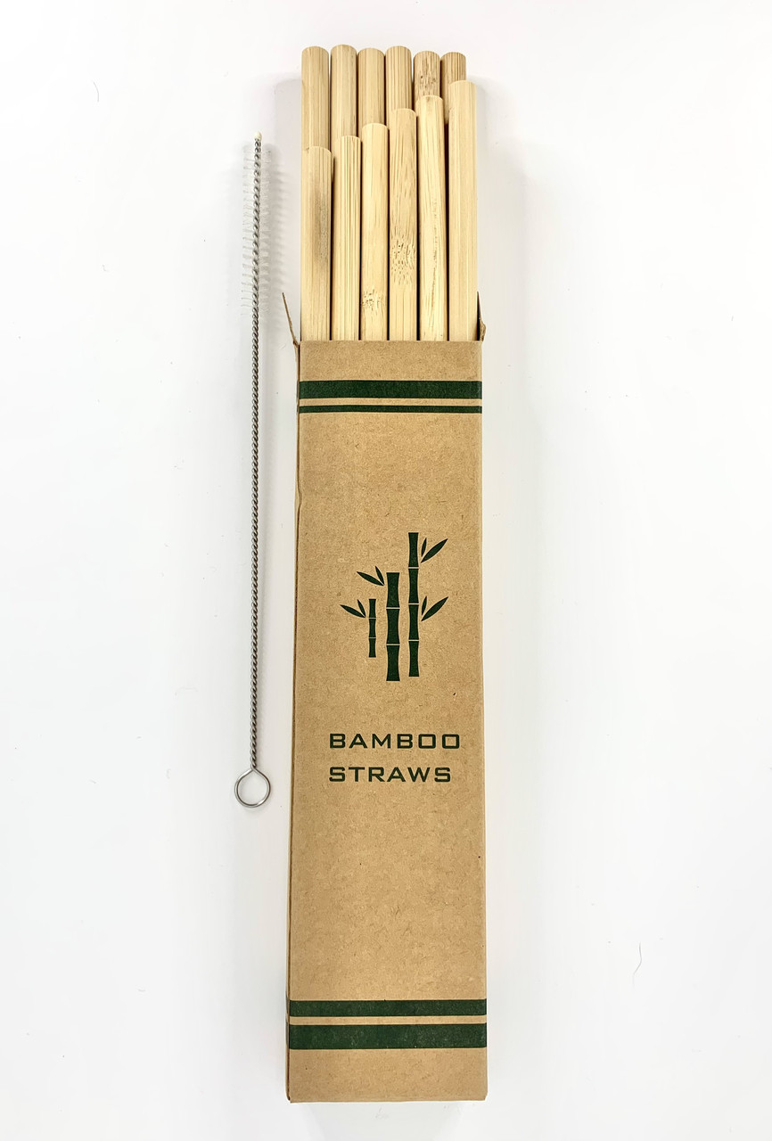 Многоразовые бамбуковые трубочки для коктейлей, 20шт. (ID#1674914958 ...