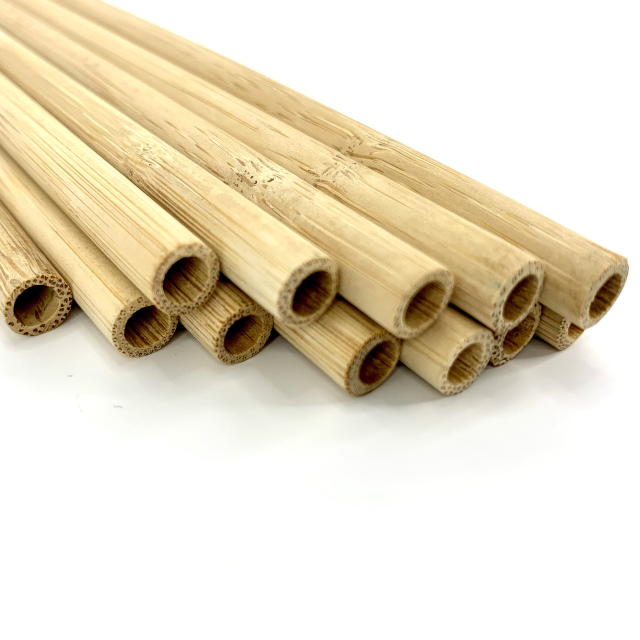 Многоразовые бамбуковые трубочки для коктейлей, 12шт. - фото 7 - id-p1674904058