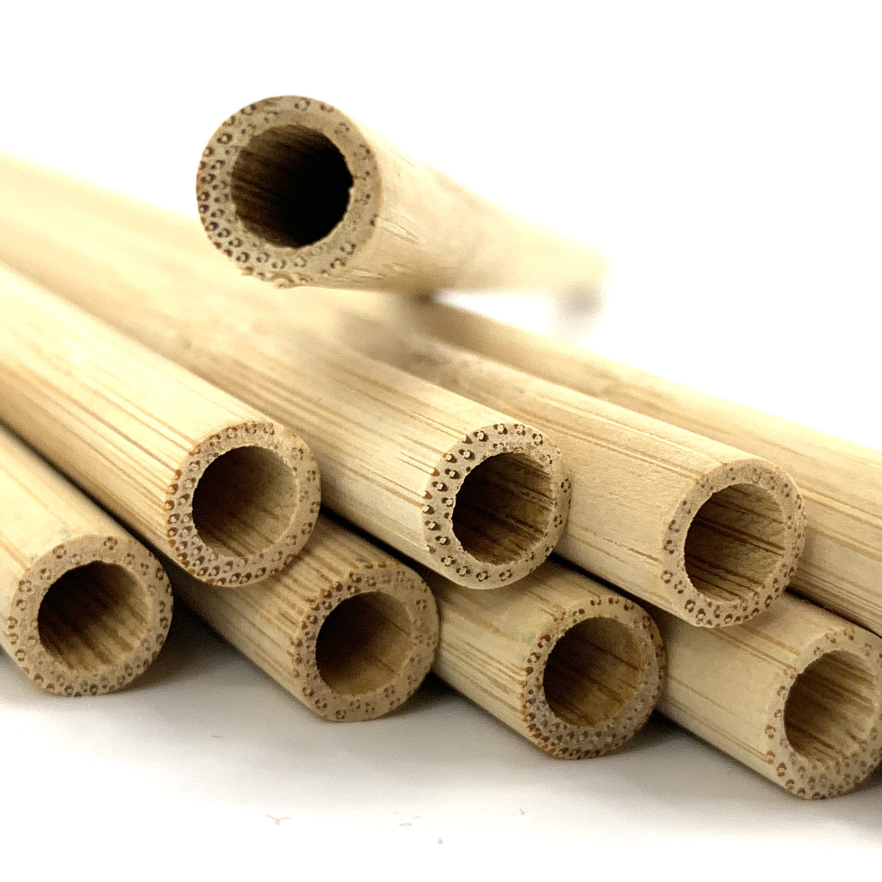 Многоразовые бамбуковые трубочки для коктейлей, 12шт. - фото 4 - id-p1674904058