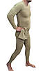 Термобілизна тактична чоловіча зимова з шапкою для військових якісне хакі, фото 3