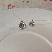 Камінчик на волосіні, swarowski, біжутерія топ