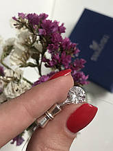 Камінчик на волосіні, swarowski, срібло 925 топ