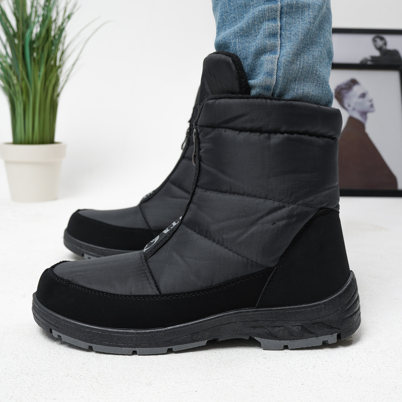 Чоловічі черевики на зиму на хутрі