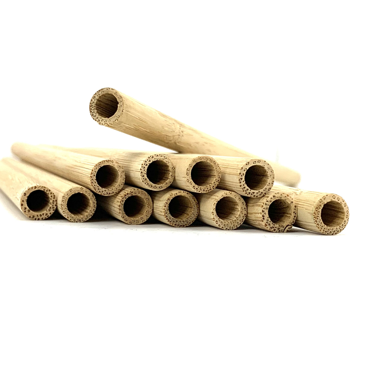 Многоразовые бамбуковые трубочки для коктейлей, 20шт. - фото 5 - id-p1674914958