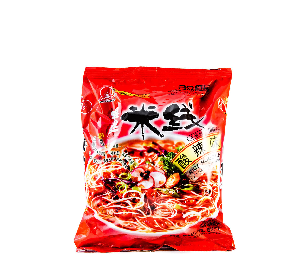 Вермішель рисова HEZHONG кисло-гостра Китай, 115 г