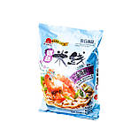 Вермішель рисова HEZHONG зі смаком морепродуктів Китай, 105 г, фото 3
