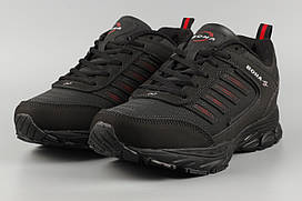 Кросівки зимові чорні Bona 898G-6 Бона утеплені з хутром Розміри 41 43 45