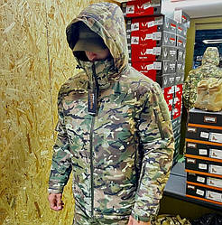 Тактична куртка з капюшоном Kombat Tactical (Multicam) водостійкий розмір S