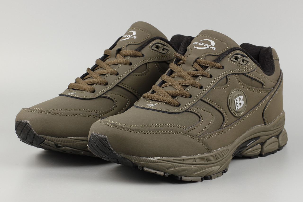 Кросівки чоловічі хаки Bona 834B Бона Розміри 41 44, фото 1